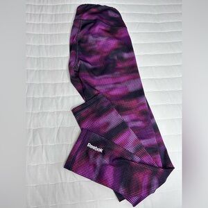 Reebok Vibrant Pink and Black Active Leggings